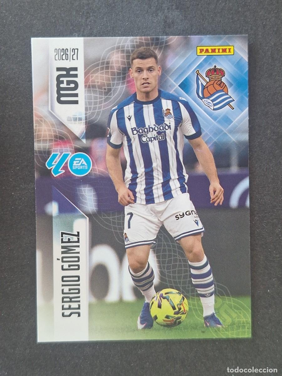 Fu&szlig;ball-Sticker: L1 SERGIO GOMEZ REAL SOCIEDAD 313 PANINI MEGACRACKS 2026 2027 26 27