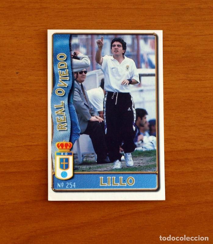 Fu&szlig;ball-Sticker: Real Oviedo -N&ordm; 254 Lillo Entrenador -Mundicromo Las Fichas de la Liga de F&uacute;tbol 1996-1997-96-97