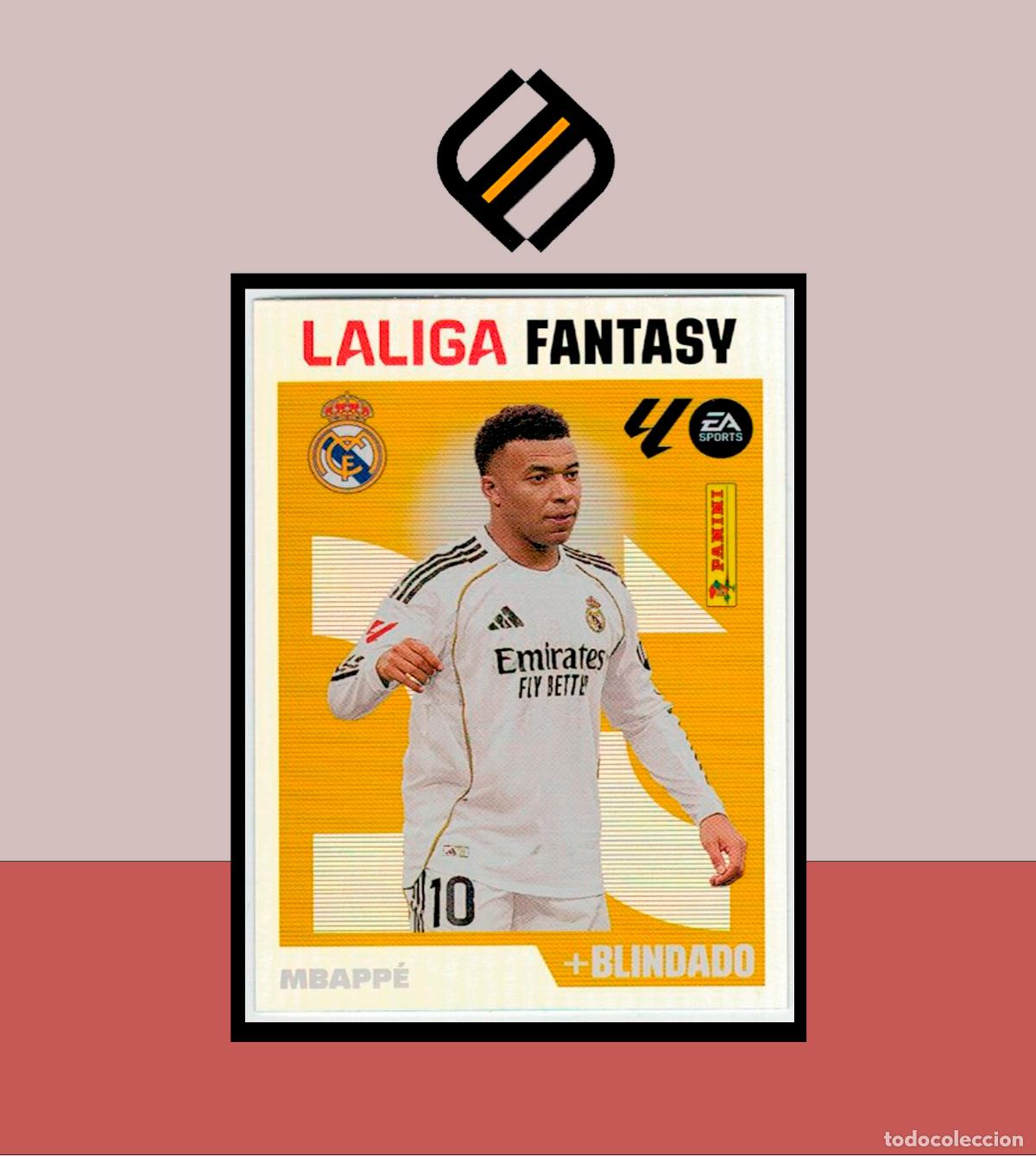 Cromos de f&uacute;tbol: LIGA ESTE 2026 2027 26 27 PANINI LALIGA FANTASY N&ordm; 9 MBAPP&Eacute; REAL MADRID STICKER ALB&Uacute;M COLECCI&Oacute;N