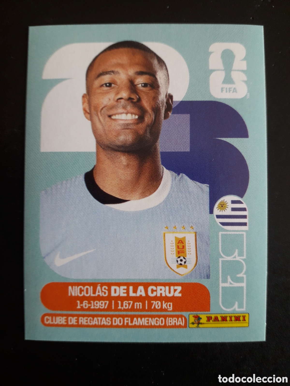 Football Stickers: DE LA CRUZ URUGUAY URU 15 MUNDIAL F&Uacute;TBOL 2026 FIFA WORLD CUP PANINI SIN PEGAR PEDIDO M&Iacute;NIMO 3&euro;