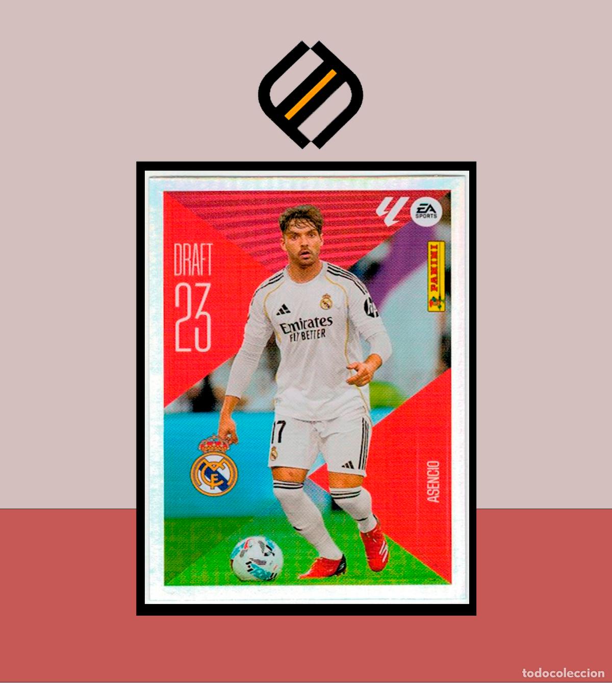Football Stickers: LIGA ESTE 2026 2027 26 27 PANINI DRAFT 23 N&ordm; 1 ASENCIO REAL MADRID STICKER ALB&Uacute;M COLECCI&Oacute;N