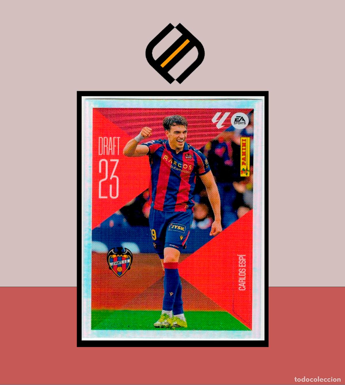 Football Stickers: LIGA ESTE 2026 2027 26 27 PANINI DRAFT 23 N&ordm; 4 CARLOS ESP&Iacute; LEVANTE UD STICKER ALB&Uacute;M COLECCI&Oacute;N