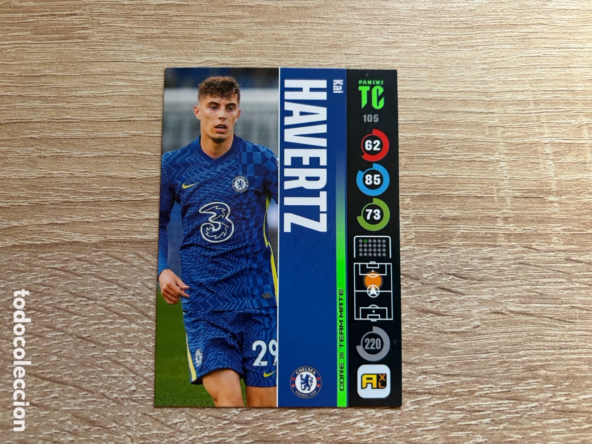 Football Stickers: 105 KAI HAVERTZ PANINI TOP CLASS 2023 TC 23 CHELSEA CORE TEAM MATE