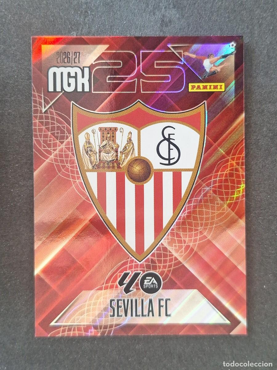 Cromos de f&uacute;tbol: L1 ESCUDO SEVILLA F. C. 325 PANINI MEGACRACKS 2026 2027 26 27