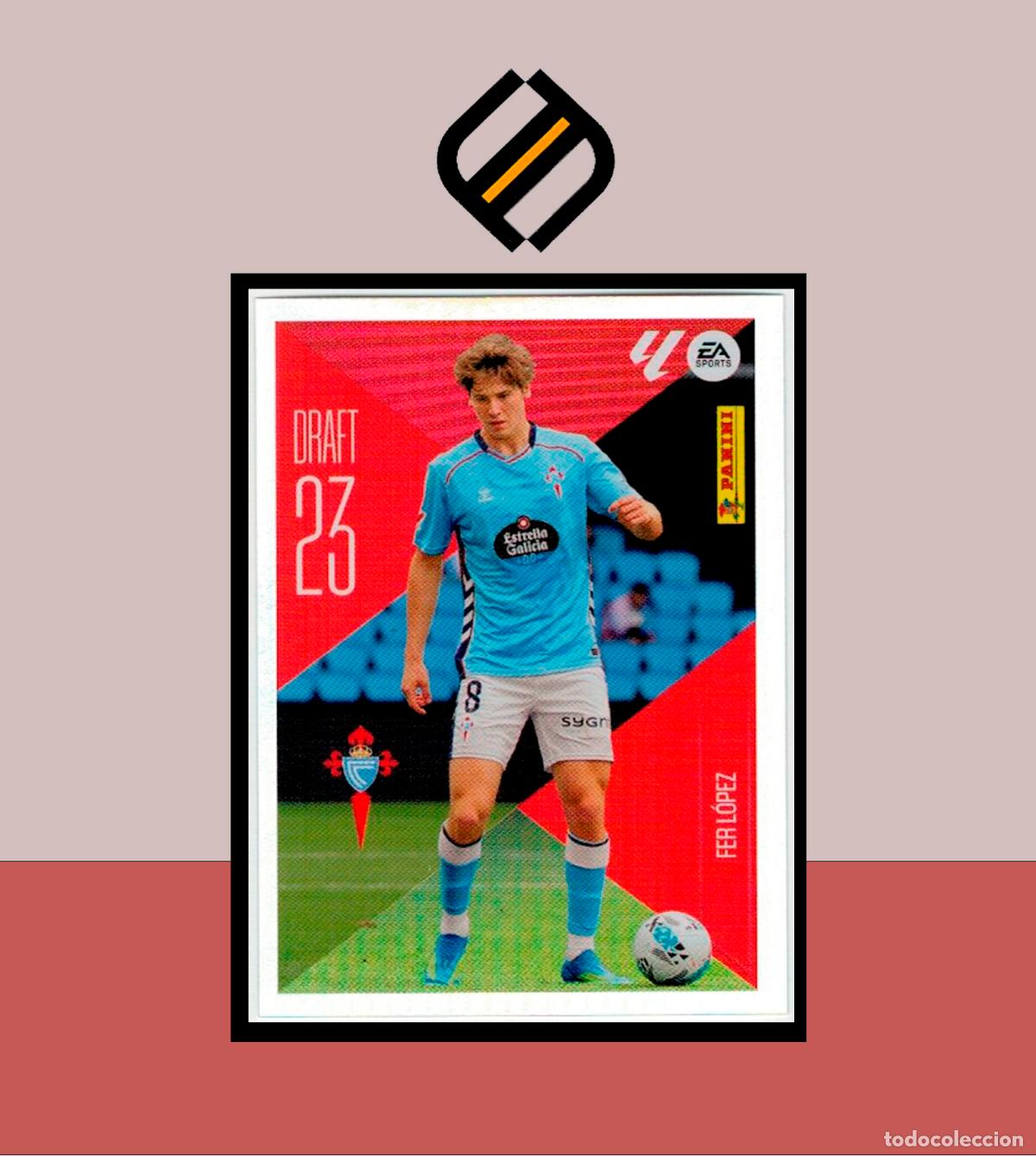 Cromos de f&uacute;tbol: LIGA ESTE 2026 2027 26 27 PANINI DRAFT 23 N&ordm; 7 FER L&Oacute;PEZ CELTA VIGO STICKER ALB&Uacute;M COLECCI&Oacute;N