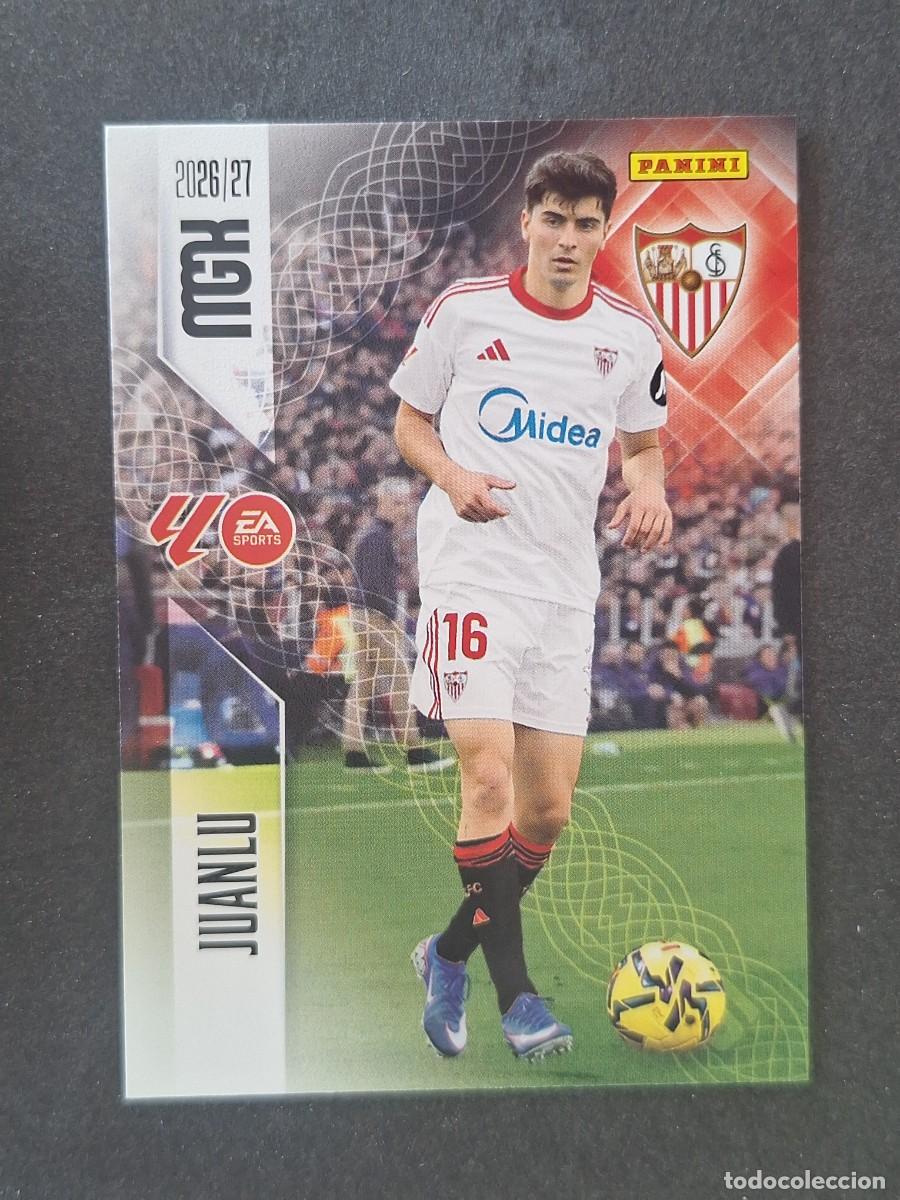 Cromos de f&uacute;tbol: L1 JUANLU SEVILLA F. C. 329 PANINI MEGACRACKS 2026 2027 26 27