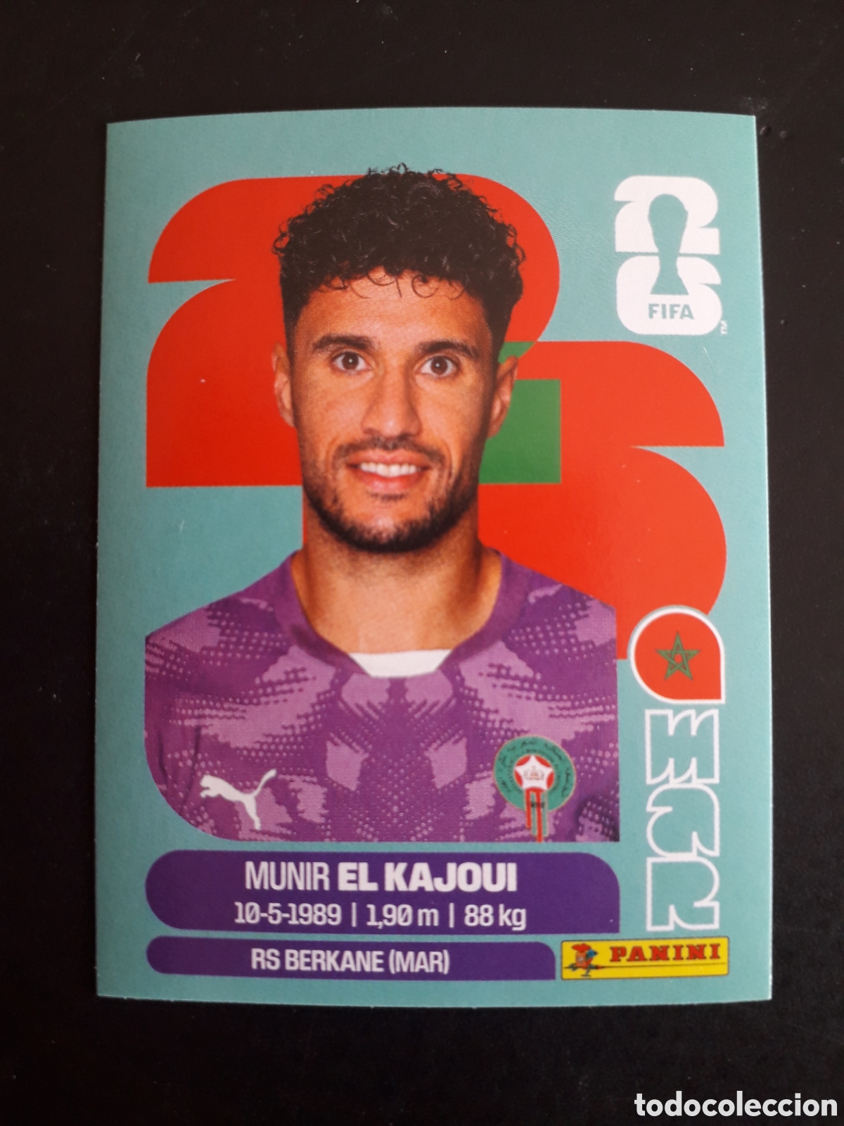 Cromos de f&uacute;tbol: EL KAJOUI MARRUECOS MAR 3 MUNDIAL F&Uacute;TBOL 2026 FIFA WORLD CUP PANINI SIN PEGAR PEDIDO M&Iacute;NIMO 3&euro;