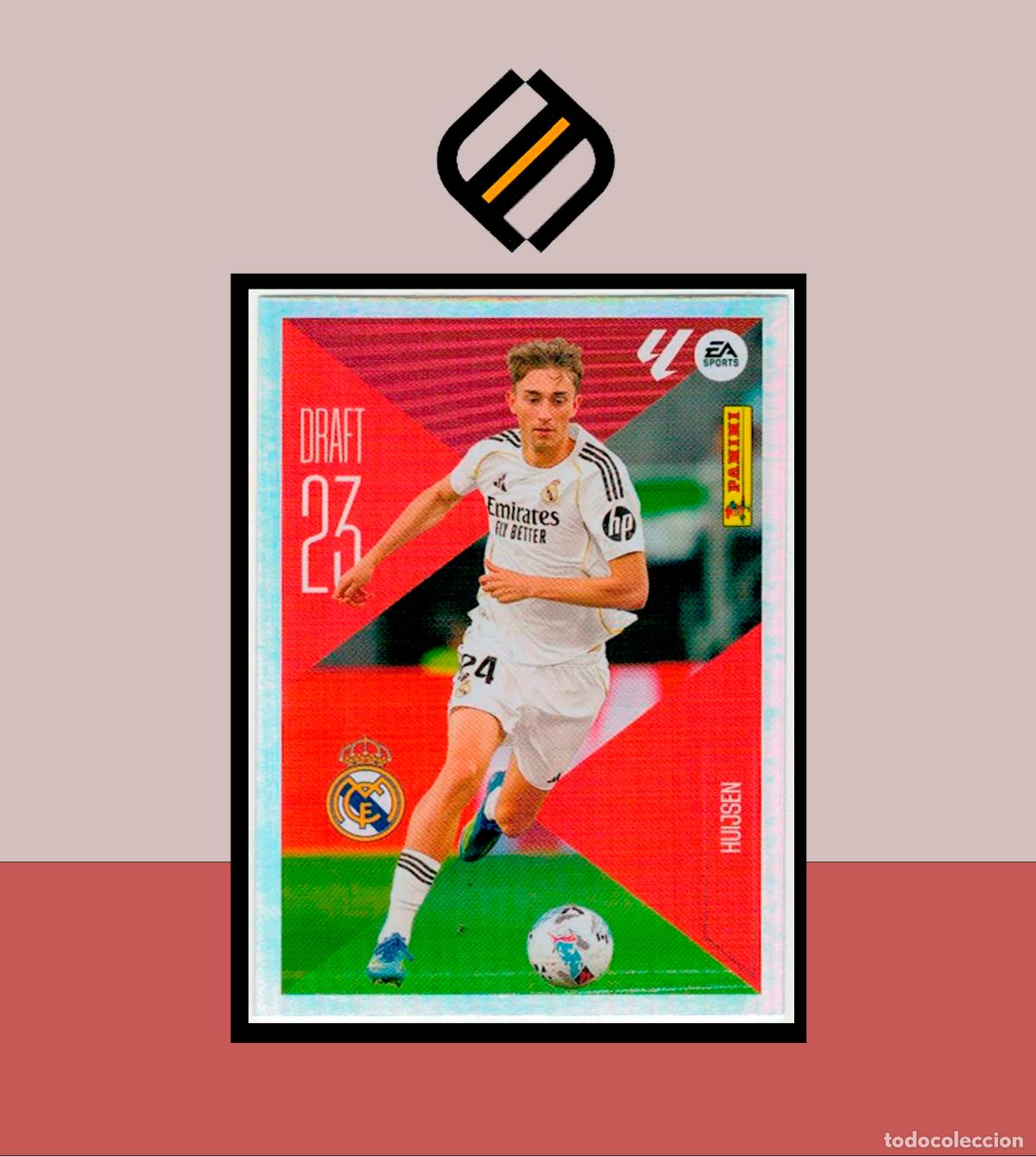 Cromos de f&uacute;tbol: LIGA ESTE 2026 2027 26 27 PANINI DRAFT 23 N&ordm; 10 HUIJSEN REAL MADRID STICKER ALB&Uacute;M COLECCI&Oacute;N