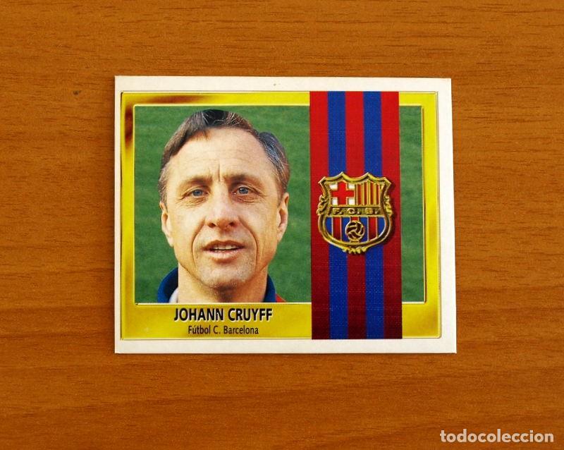 Cromos de f&uacute;tbol: Barcelona - Johann Cruyff Entrenador - Ediciones Este Liga 1995-1996, 95-96 - Nunca Pegado