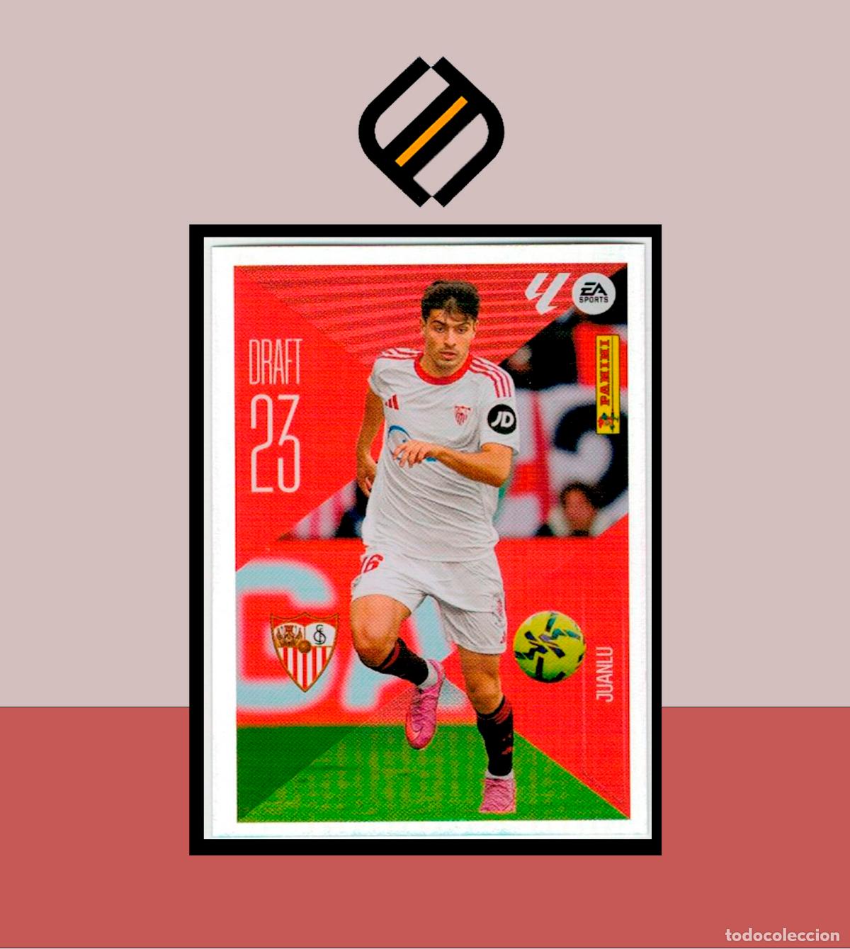Cromos de f&uacute;tbol: LIGA ESTE 2026 2027 26 27 PANINI DRAFT 23 N&ordm; 14 JUANLU SEVILLA STICKER ALB&Uacute;M COLECCI&Oacute;N