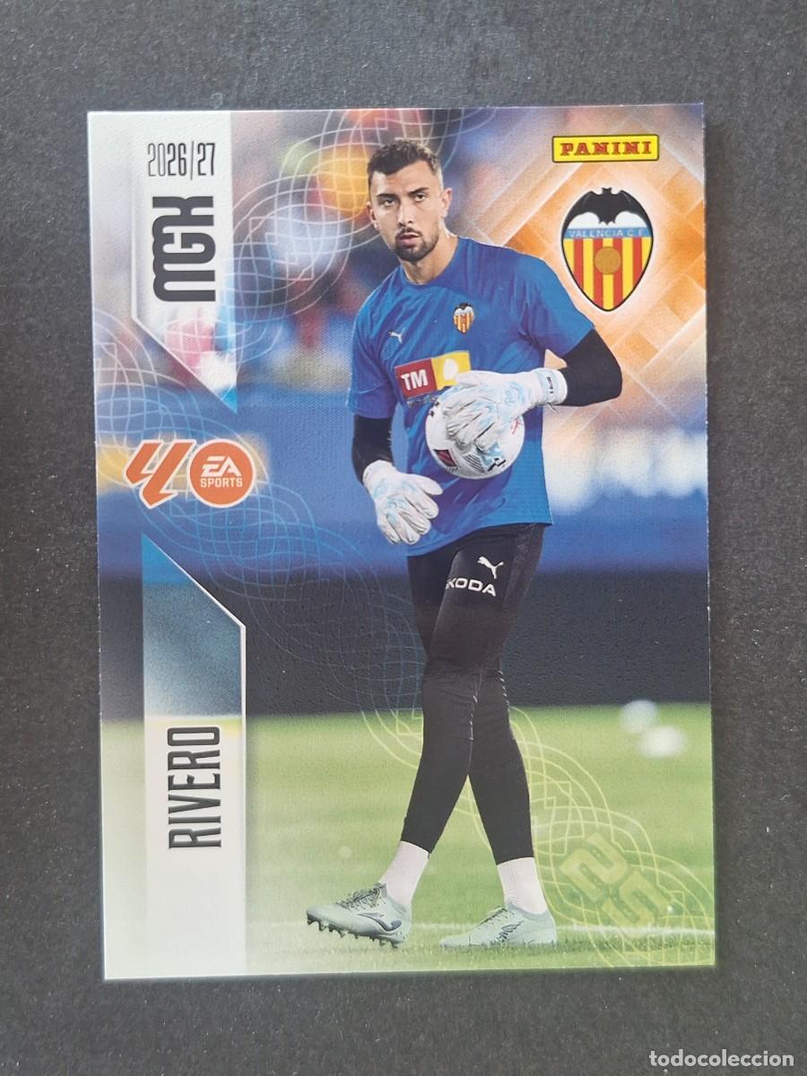 Cromos de f&uacute;tbol: L1 RIVERO VALENCIA C. F. 345 PANINI MEGACRACKS 2026 2027 26 27
