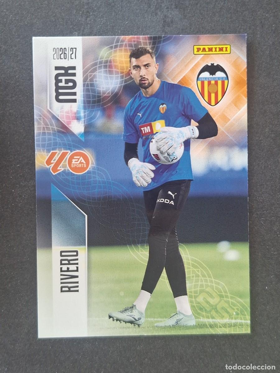 Cromos de f&uacute;tbol: L1 RIVERO VALENCIA C. F. 345 PANINI MEGACRACKS 2026 2027 26 27