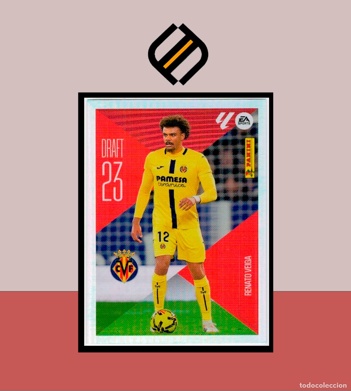 Cromos de f&uacute;tbol: LIGA ESTE 2026 2027 26 27 PANINI DRAFT 23 N&ordm; 20 RENATO VEIGA VILLARREAL STICKER ALB&Uacute;M COLECCI&Oacute;N