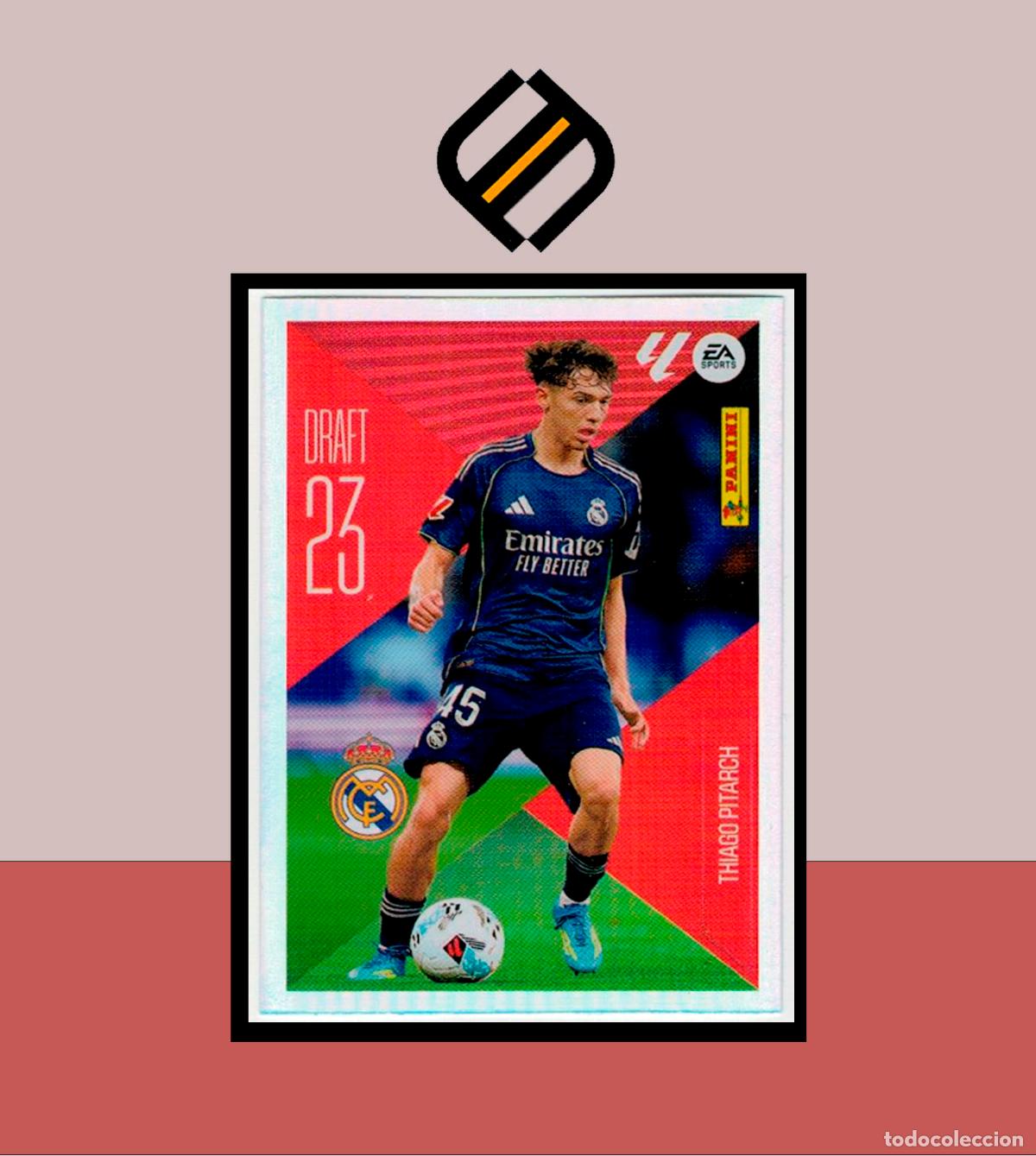 Figurine di Calcio: LIGA ESTE 2026 2027 26 27 PANINI DRAFT 23 N&ordm; 22 THIAGO PITARCH REAL MADRID STICKER ALB&Uacute;M COLECCI&Oacute;N