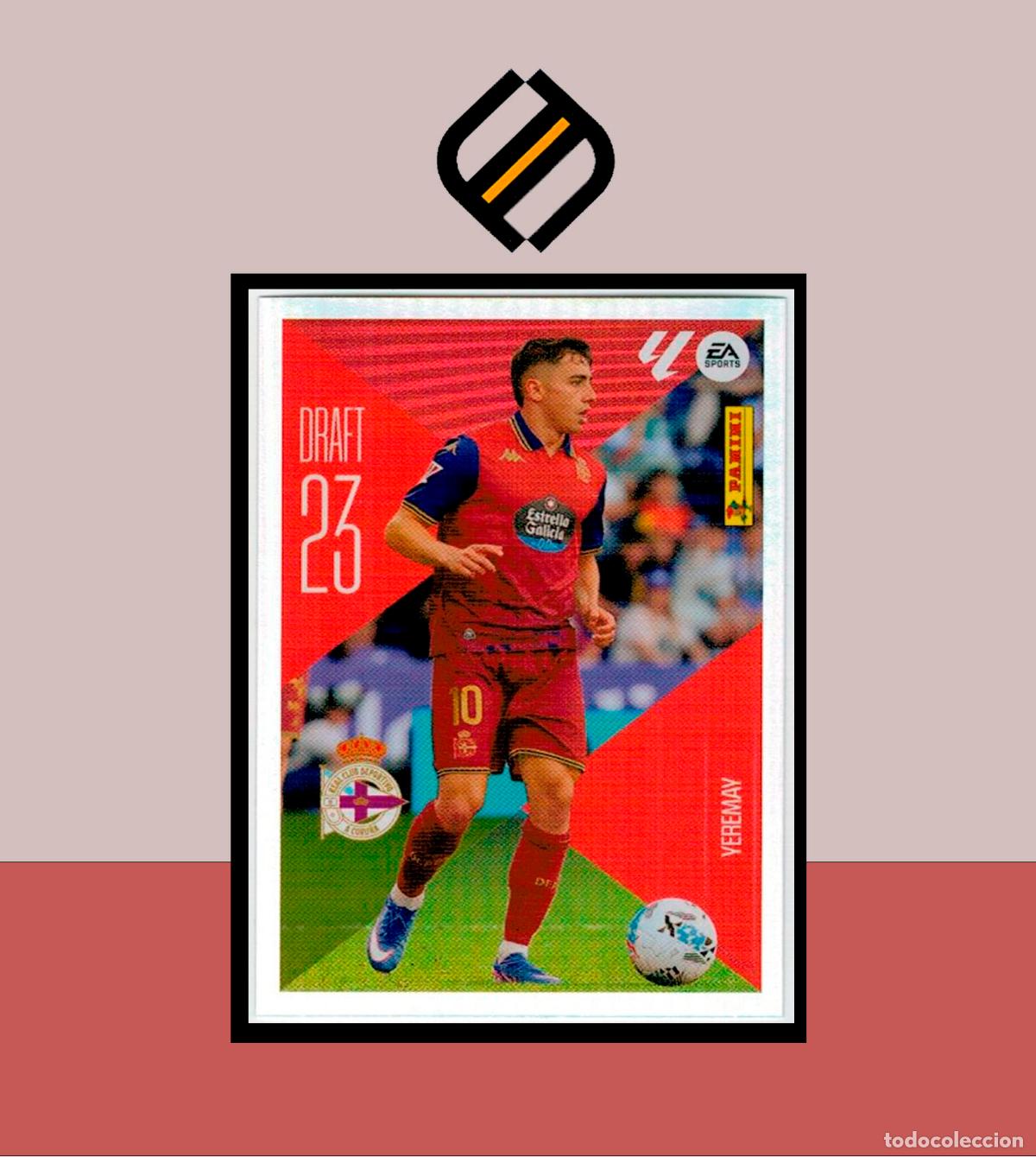 Cromos de f&uacute;tbol: LIGA ESTE 2026 2027 26 27 PANINI DRAFT 23 YERAMAY DEPORTIVO CORU&Ntilde;A STICKER ALB&Uacute;M COLECCI&Oacute;N