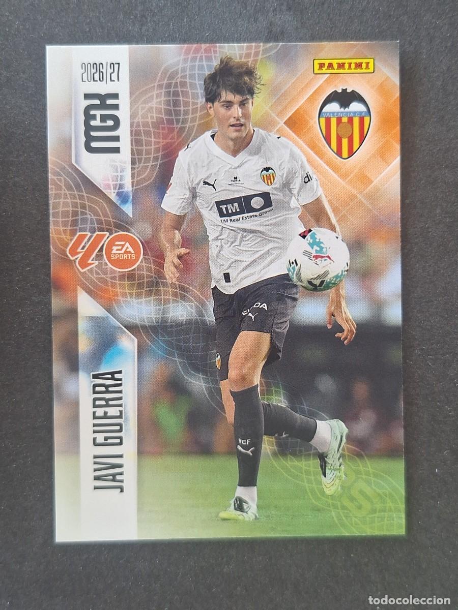 Cromos de f&uacute;tbol: L1 JAVI GUERRA VALENCIA C. F. 354 PANINI MEGACRACKS 2026 2027 26 27
