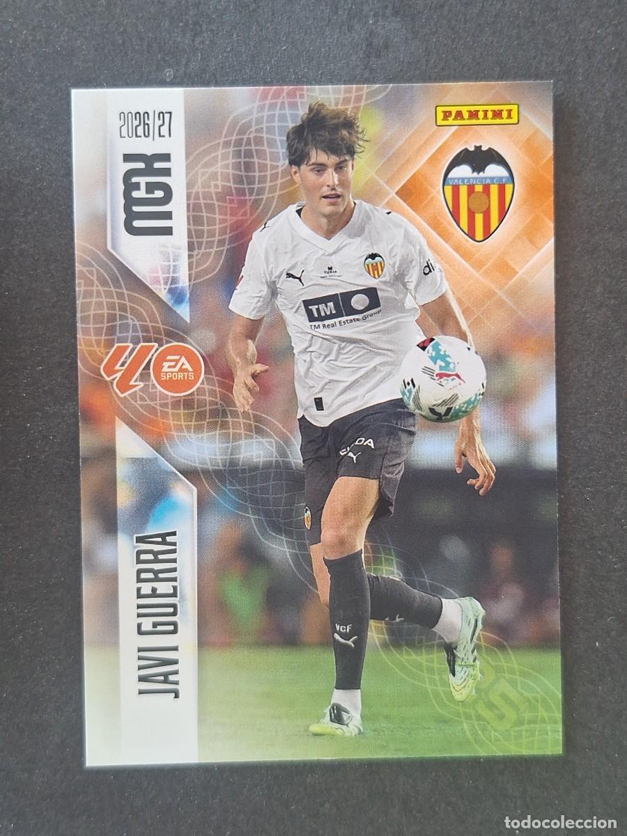 Cromos de f&uacute;tbol: L1 JAVI GUERRA VALENCIA C. F. 354 PANINI MEGACRACKS 2026 2027 26 27