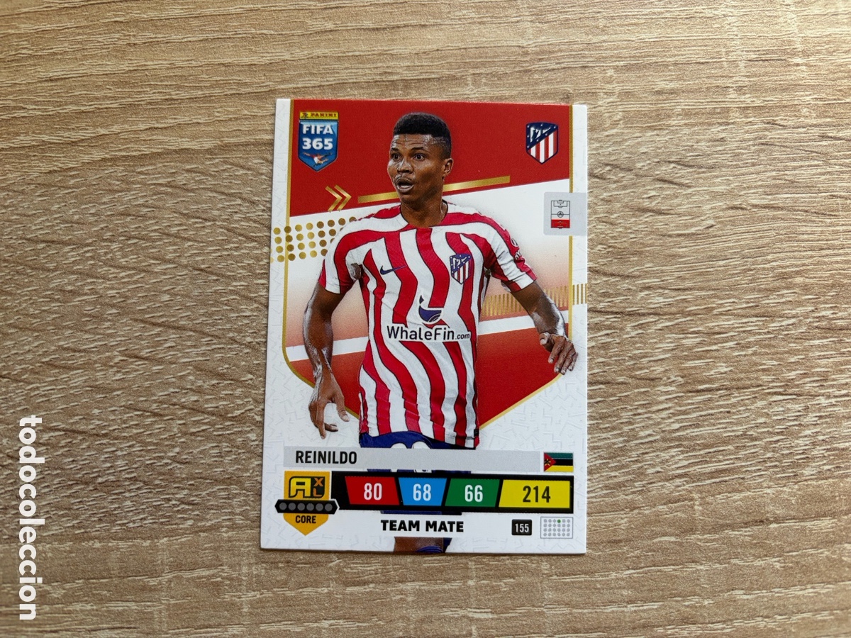 Cromos de f&uacute;tbol: 155 REINILDO PANINI FIFA 365 ADRENALYN XL 2023 TEAM MATE ATL&Eacute;TICO DE MADRID