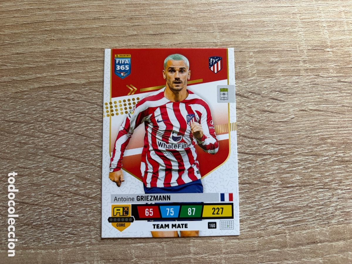 Cromos de f&uacute;tbol: 160 ANTOINE GRIEZMANN PANINI FIFA 365 ADRENALYN XL 2023 TEAM MATE ATL&Eacute;TICO DE MADRID
