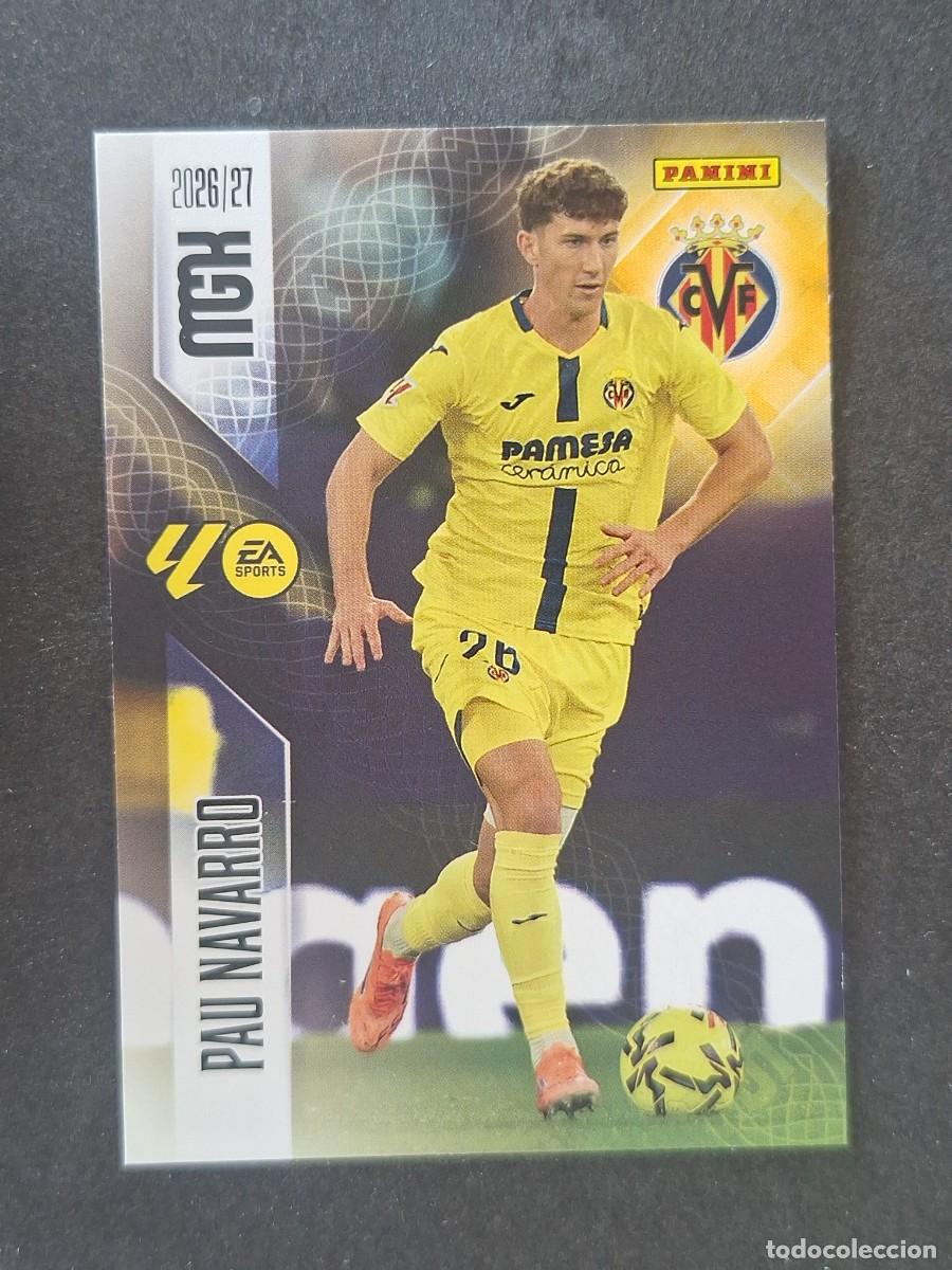 Fu&szlig;ball-Sticker: L1 PAU NAVARRO VILLARREAL C. F. 365 PANINI MEGACRACKS 2026 2027 26 27