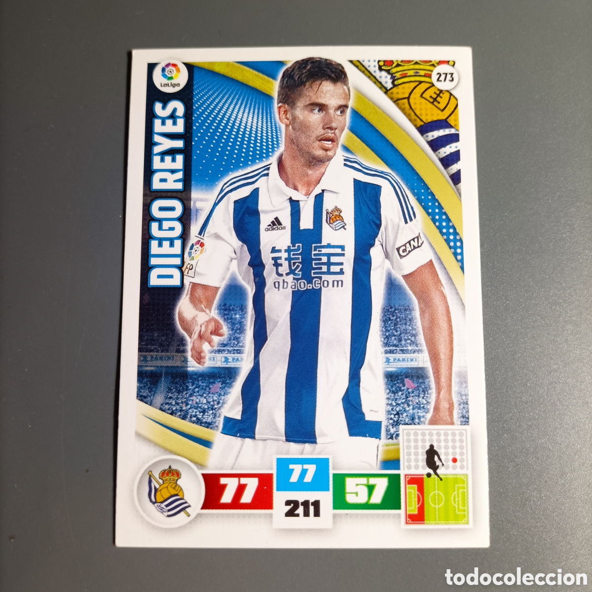 Fu&szlig;ball-Sticker: ADRENALYN. LIGA 2015-2016 (REAL SOCIEDAD) №273 DIEGO REYES