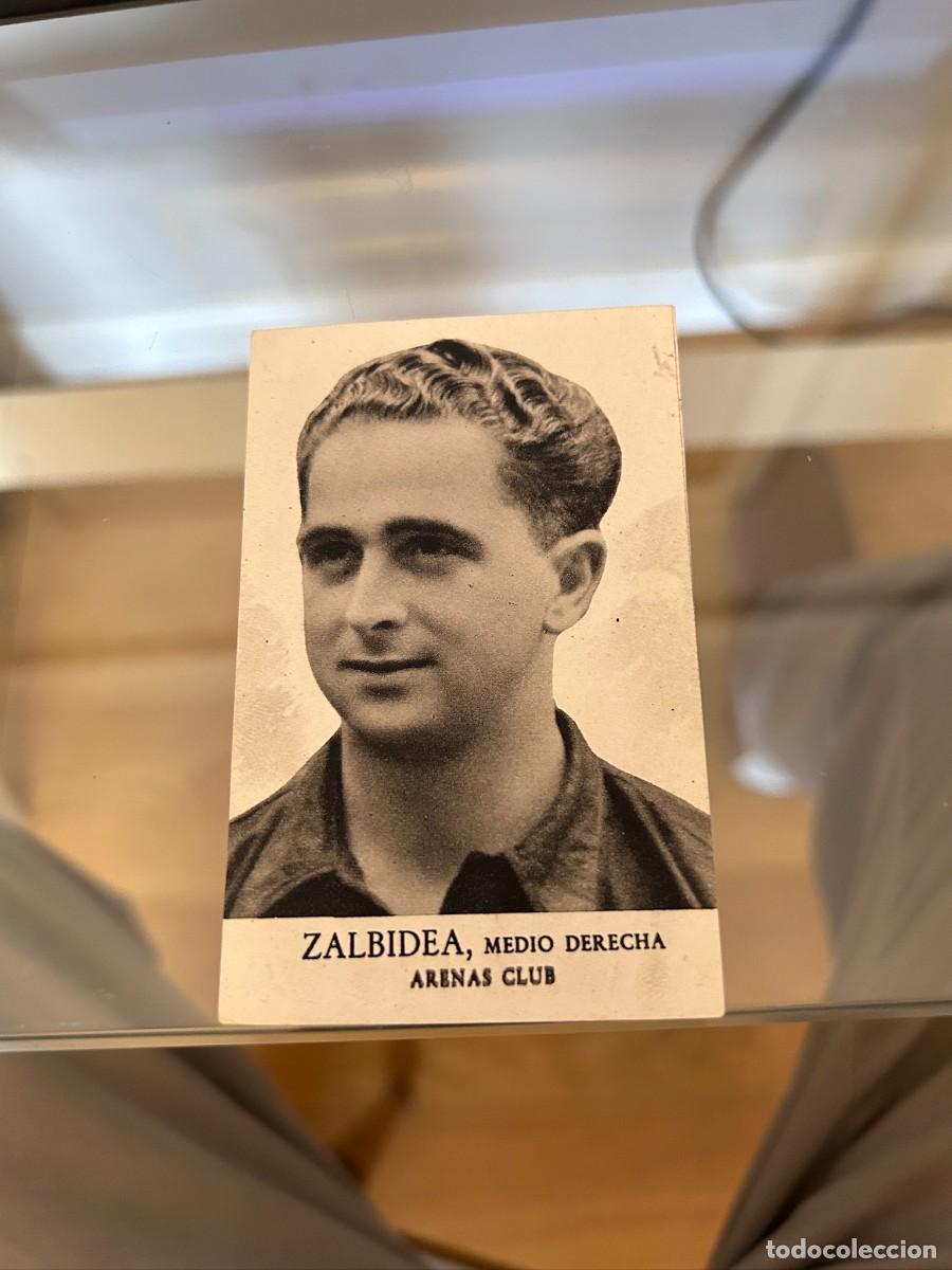 Cromos de f&uacute;tbol: ZALBIDEA MEDIO DERECHA ARENAS CLUB NUEVO