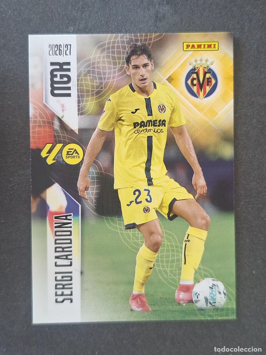 Cromos de f&uacute;tbol: L1 SERGI CARDONA VILLARREAL C. F. 369 PANINI MEGACRACKS 2026 2027 26 27