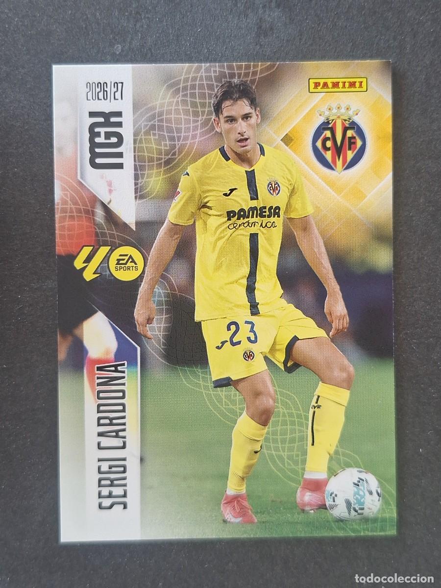 Cromos de f&uacute;tbol: L1 SERGI CARDONA VILLARREAL C. F. 369 PANINI MEGACRACKS 2026 2027 26 27