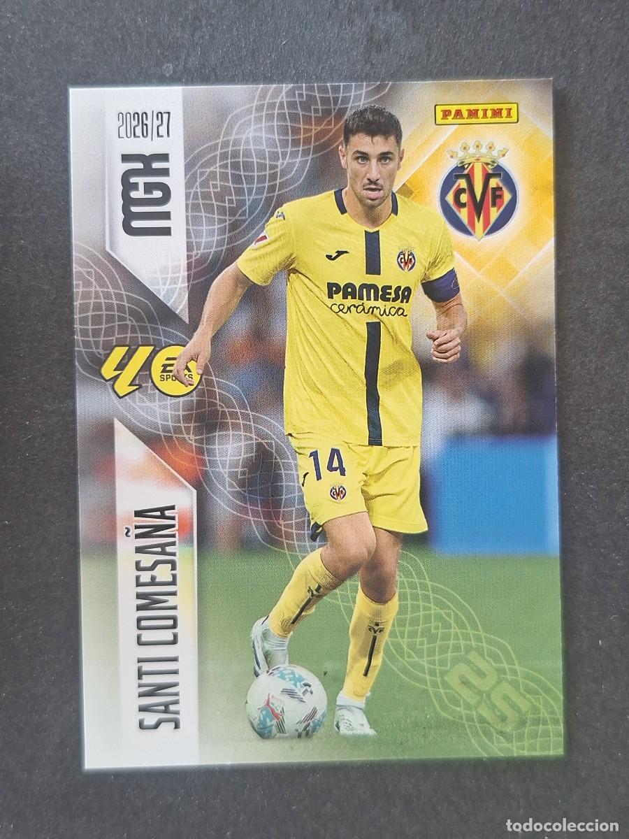 Cromos de f&uacute;tbol: L1 SANTI COMESA&Ntilde;A VILLARREAL C. F. 370 PANINI MEGACRACKS 2026 2027 26 27