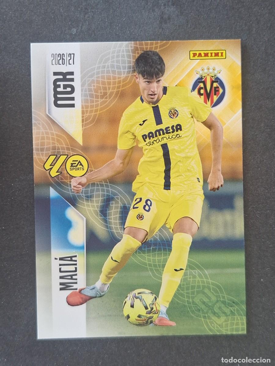 Cromos de f&uacute;tbol: L1 MACIA VILLARREAL C. F. 371 PANINI MEGACRACKS 2026 2027 26 27