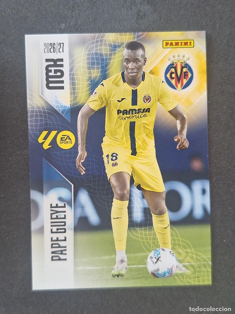 Cromos de f&uacute;tbol: L1 PAPE GUEYE VILLARREAL C. F. 372 PANINI MEGACRACKS 2026 2027 26 27