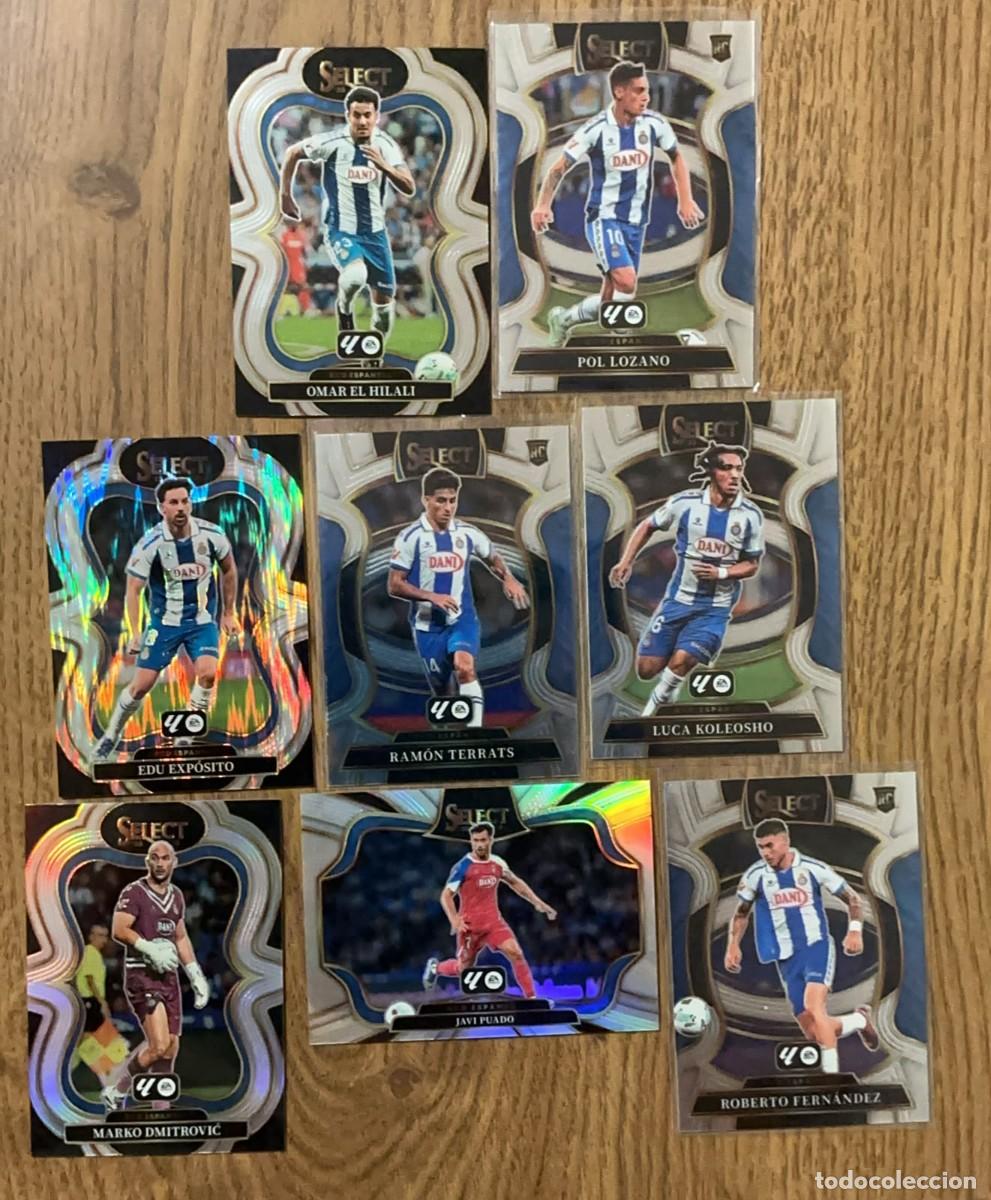 Cromos de f&uacute;tbol: Lote 8 Cartas Panini Select LaLiga 2025-26 - RCD Espanyol