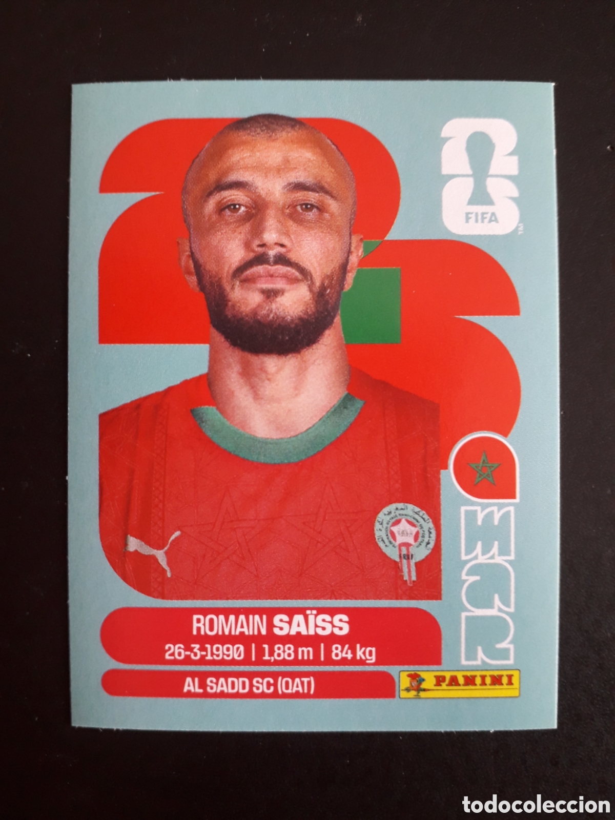 Football Stickers: SA&Iuml;SS MARRUECOS MAR 7 MUNDIAL F&Uacute;TBOL 2026 FIFA WORLD CUP PANINI SIN PEGAR PEDIDO M&Iacute;NIMO 3&euro;