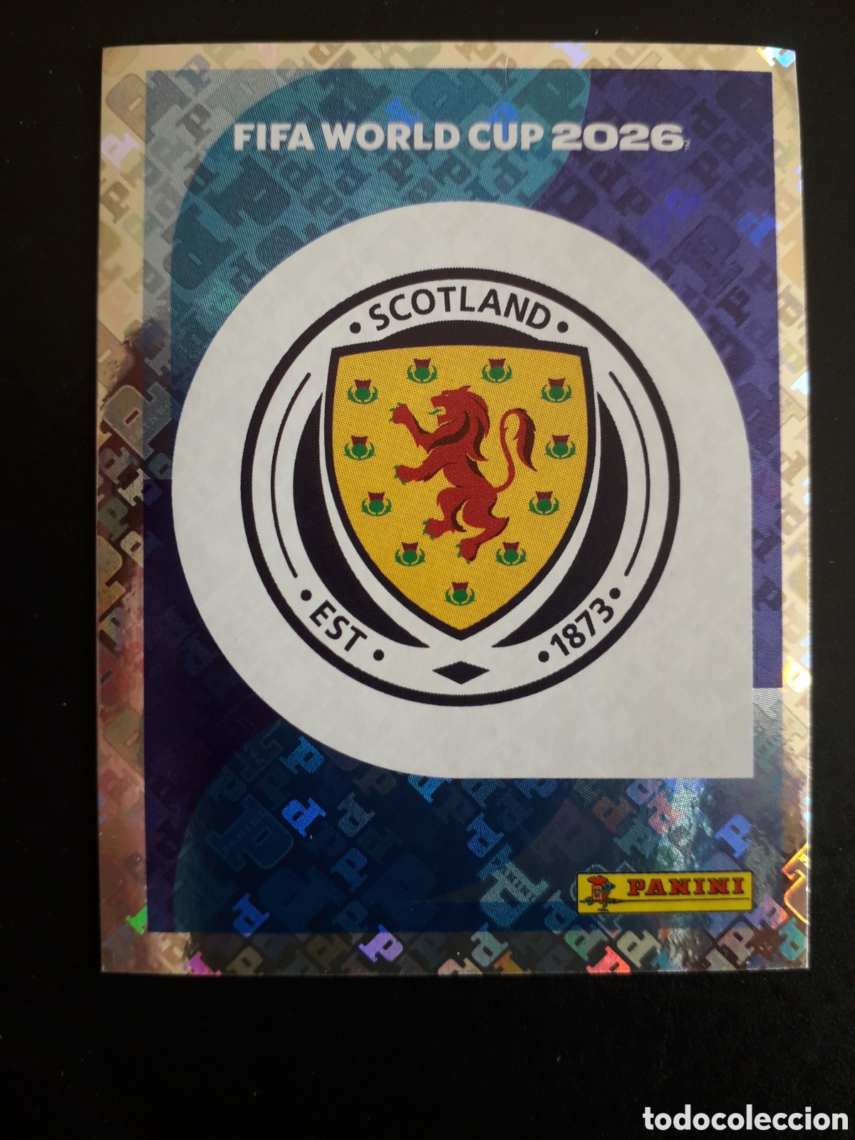 Football Stickers: ESCUDO ESCOCIA SCO 1 MUNDIAL F&Uacute;TBOL 2026 FIFA WORLD CUP PANINI SIN PEGAR PEDIDO M&Iacute;NIMO 3&euro;