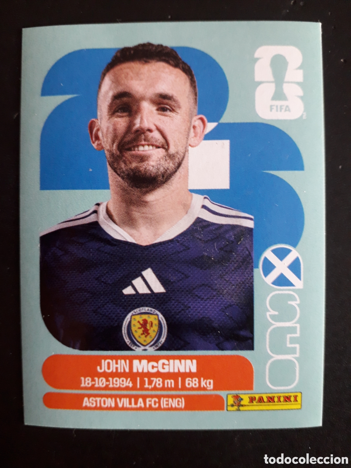 Football Stickers: McGINN ESCOCIA SCO 17 MUNDIAL F&Uacute;TBOL 2026 FIFA WORLD CUP PANINI SIN PEGAR PEDIDO M&Iacute;NIMO 3&euro;