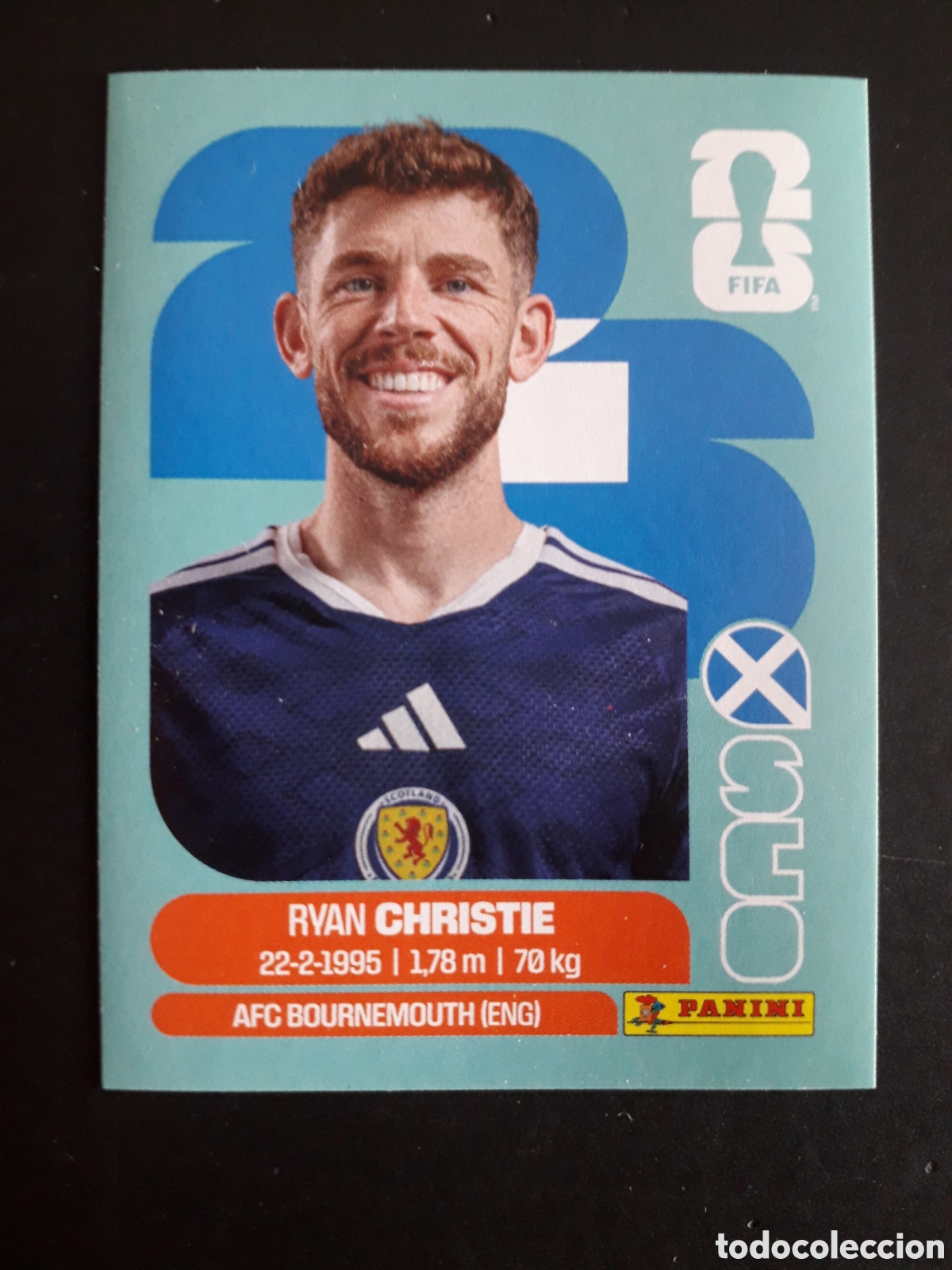 Cromos de f&uacute;tbol: CHRISTIE ESCOCIA SCO 15 MUNDIAL F&Uacute;TBOL 2026 FIFA WORLD CUP PANINI SIN PEGAR PEDIDO M&Iacute;NIMO 3&euro;