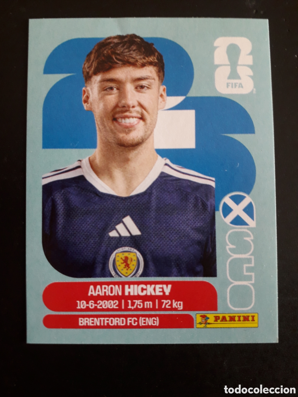 Cromos de f&uacute;tbol: HICKEY ESCOCIA SCO 5 MUNDIAL F&Uacute;TBOL 2026 FIFA WORLD CUP PANINI SIN PEGAR PEDIDO M&Iacute;NIMO 3&euro;