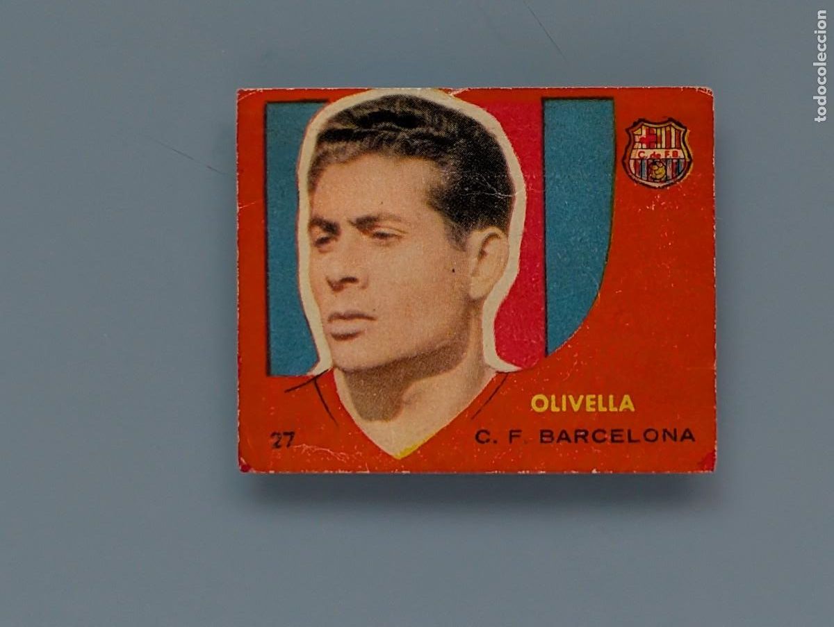 Football Stickers: RARO CROMO ULTRARARE CARD OLIVELLA FC BARCELONA CAMPEONES 1958 BRUGUERA 1959 58/59 FOOTBALL STAR