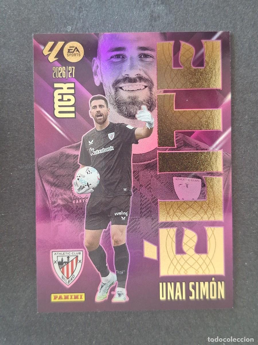 Football Stickers: L1 UNAI SIMON ATHLETIC CLUB DE BILBAO ELITE 17 PANINI MEGACRACKS 2026 2027 26 27