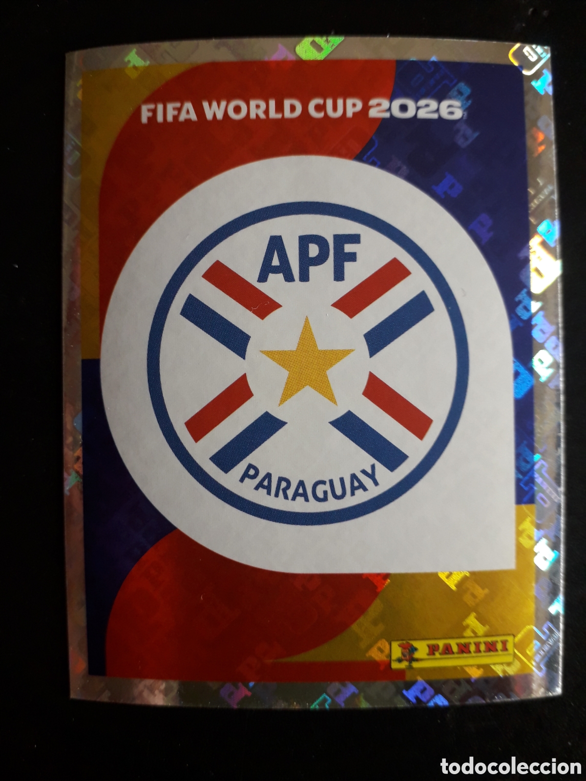Football Stickers: ESCUDO PARAGUAY PAR 1 MUNDIAL F&Uacute;TBOL 2026 FIFA WORLD CUP PANINI SIN PEGAR PEDIDO M&Iacute;NIMO 3&euro;