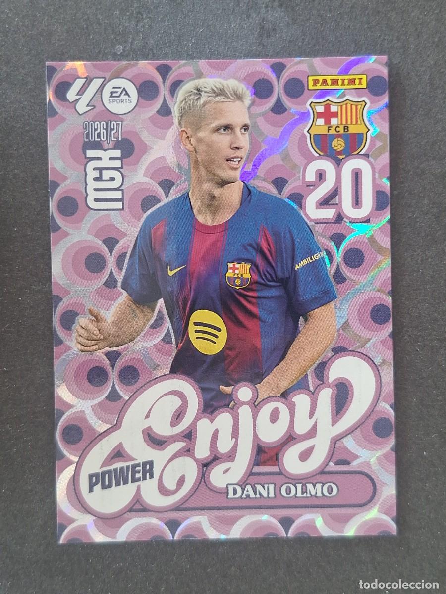 Football Stickers: L1 ADANI OLMO F. C. BARCELONA ENJOY POWER 381P PANINI MEGACRACKS 2026 2027 26 27