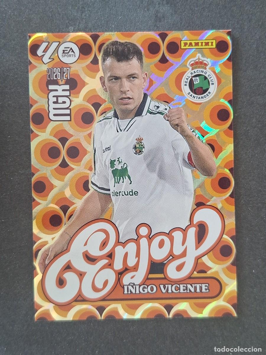 Football Stickers: L1 I&Ntilde;IGO VICENTE RACING DE SANTANDER ENJOY 383 PANINI MEGACRACKS 2026 2027 26 27