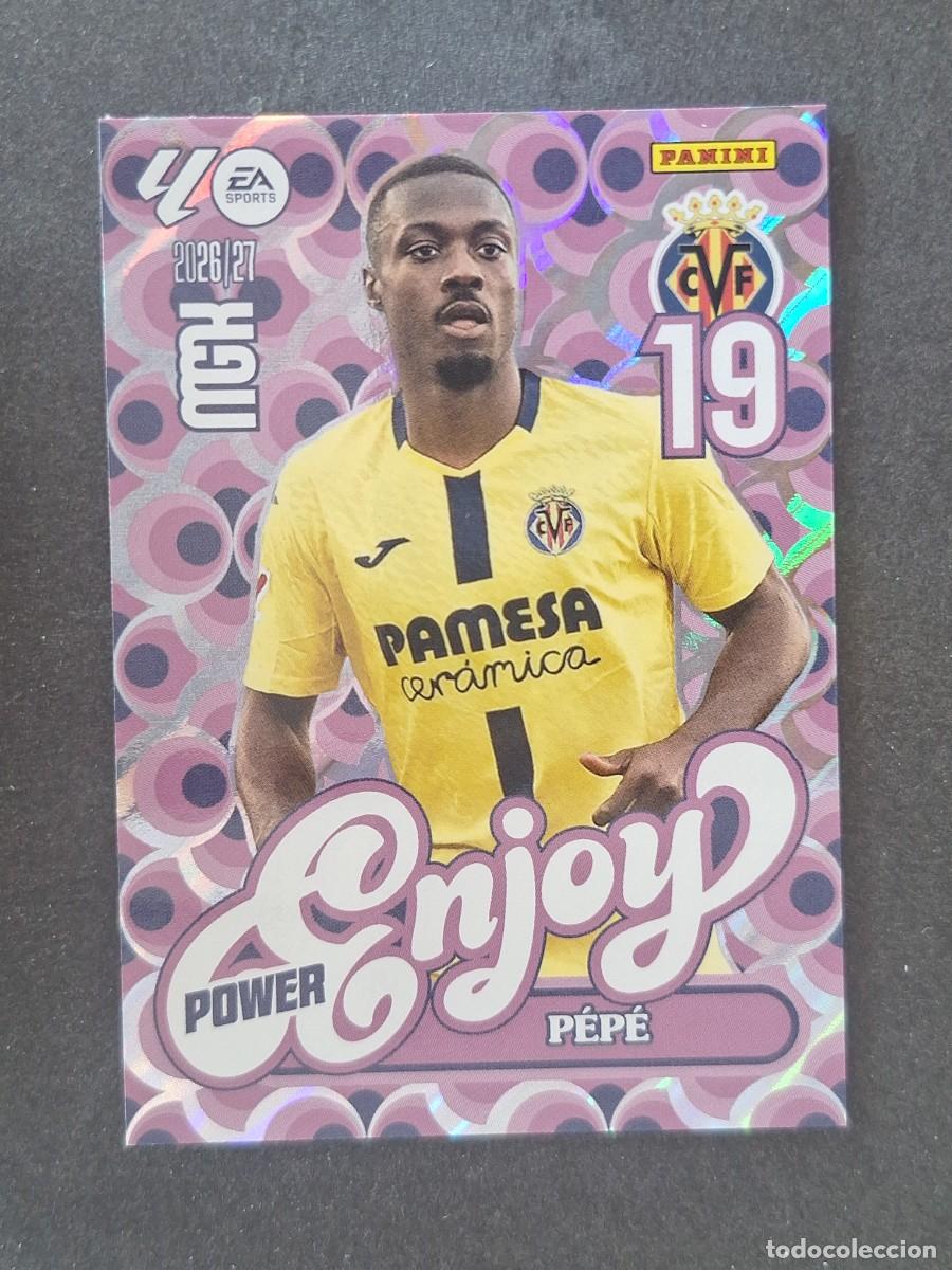 Football Stickers: L1 PEPE VILLARREAL C. F. ENJOY POWER 386P PANINI MEGACRACKS 2026 2027 26 27