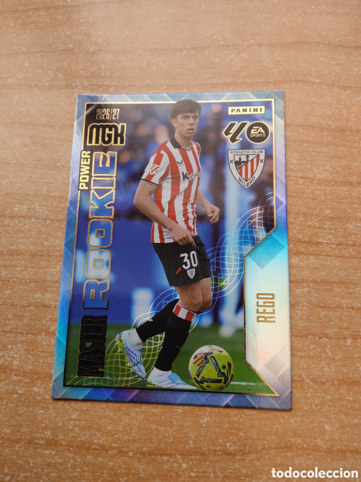 Cromos de f&uacute;tbol: 418 REGO ATHLETIC CLUB MASTER ROOKIE POWER MEGACRACKS 2026 2027