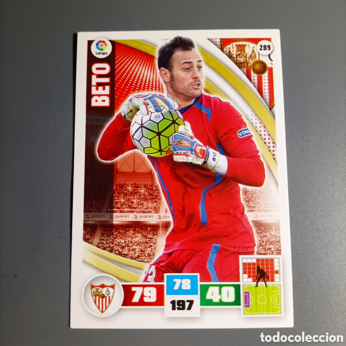 Cromos de f&uacute;tbol: ADRENALYN. LIGA 2015-2016 (SEVILLA) №289 BETO