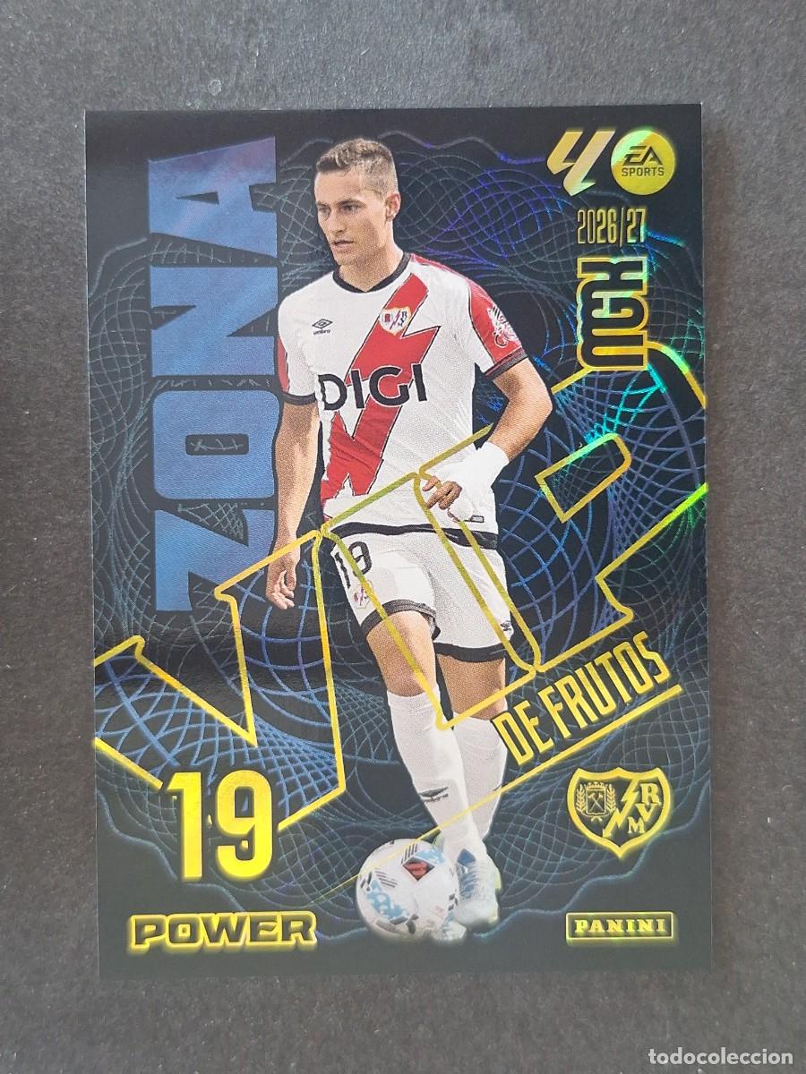 Cromos de f&uacute;tbol: L1 DE FRUTOS RAYO VALLECANO ZONA VIP POWER 392P PANINI MEGACRACKS 2026 2027 26 27