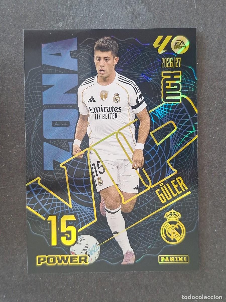 Cartes &agrave; collectionner de Football: L1 G&Uuml;LER REAL MADRID ZONA VIP POWER 396P PANINI MEGACRACKS 2026 2027 26 27