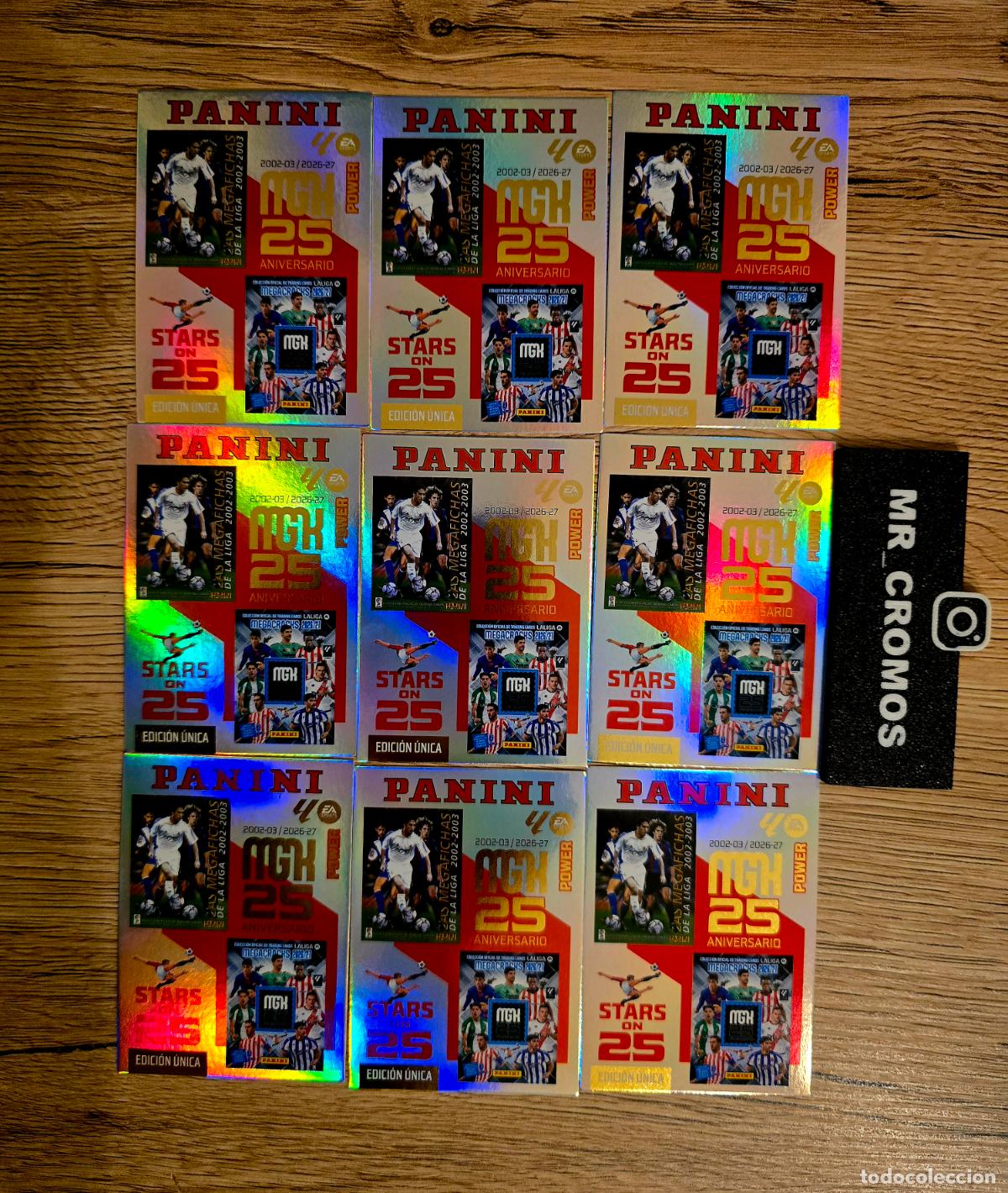 Figurine di Calcio: LOTE 9 CARDS MEGACRACKS 26/27 CARD STARS POWER ON 25