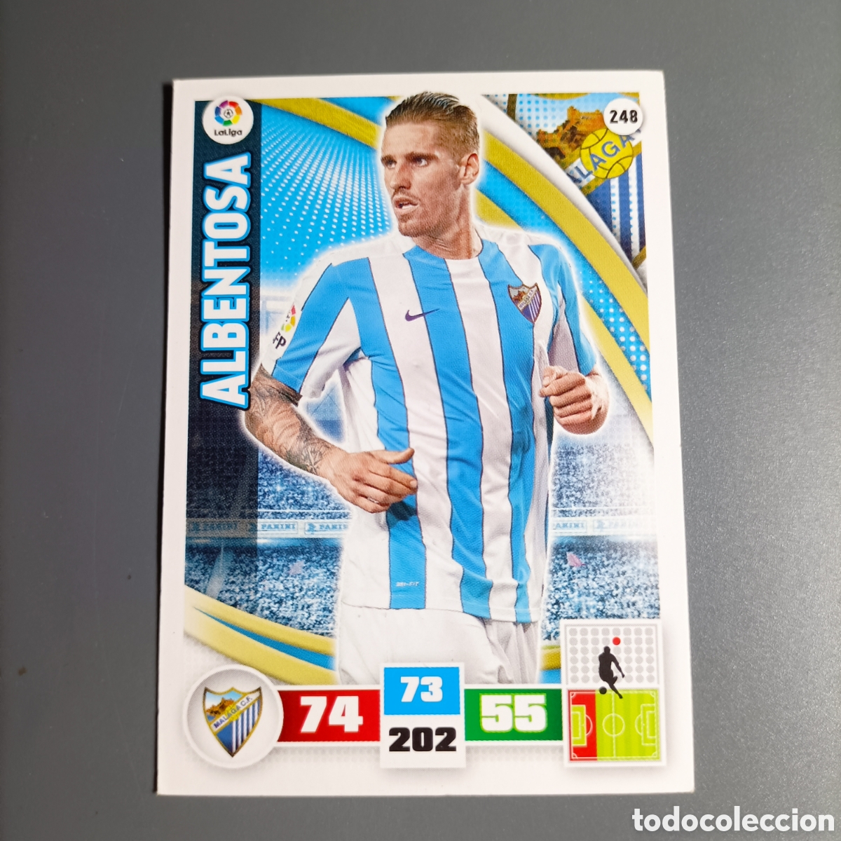 Figurine di Calcio: ADRENALYN. LIGA 2015-2016 (M&Aacute;LAGA) №248 ALBENTOSA