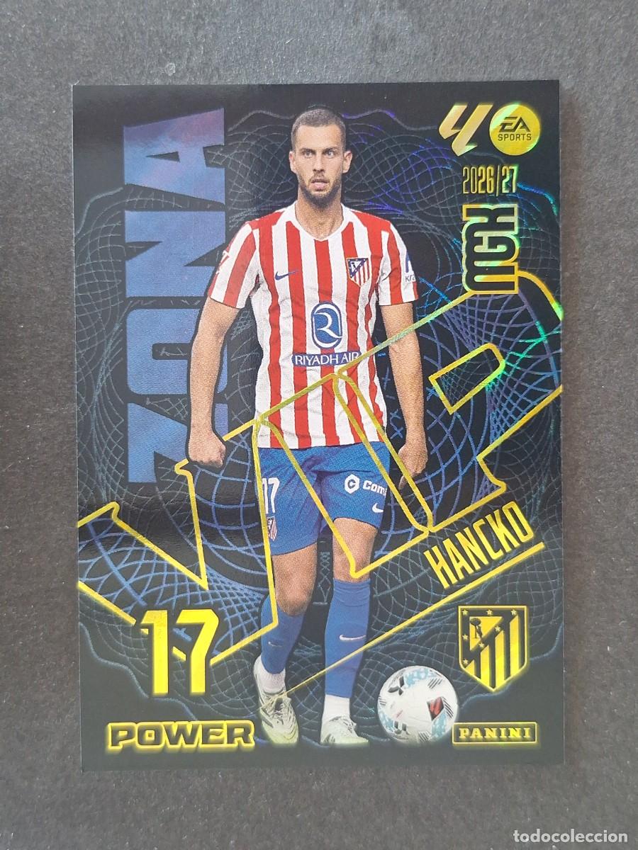 Figurine di Calcio: L1 HANCKO ATLETICO DE MADRID ZONA VIP POWER 397P PANINI MEGACRACKS 2026 2027 26 27